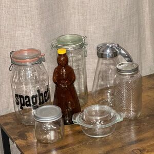Vintage Glass Jar Collection